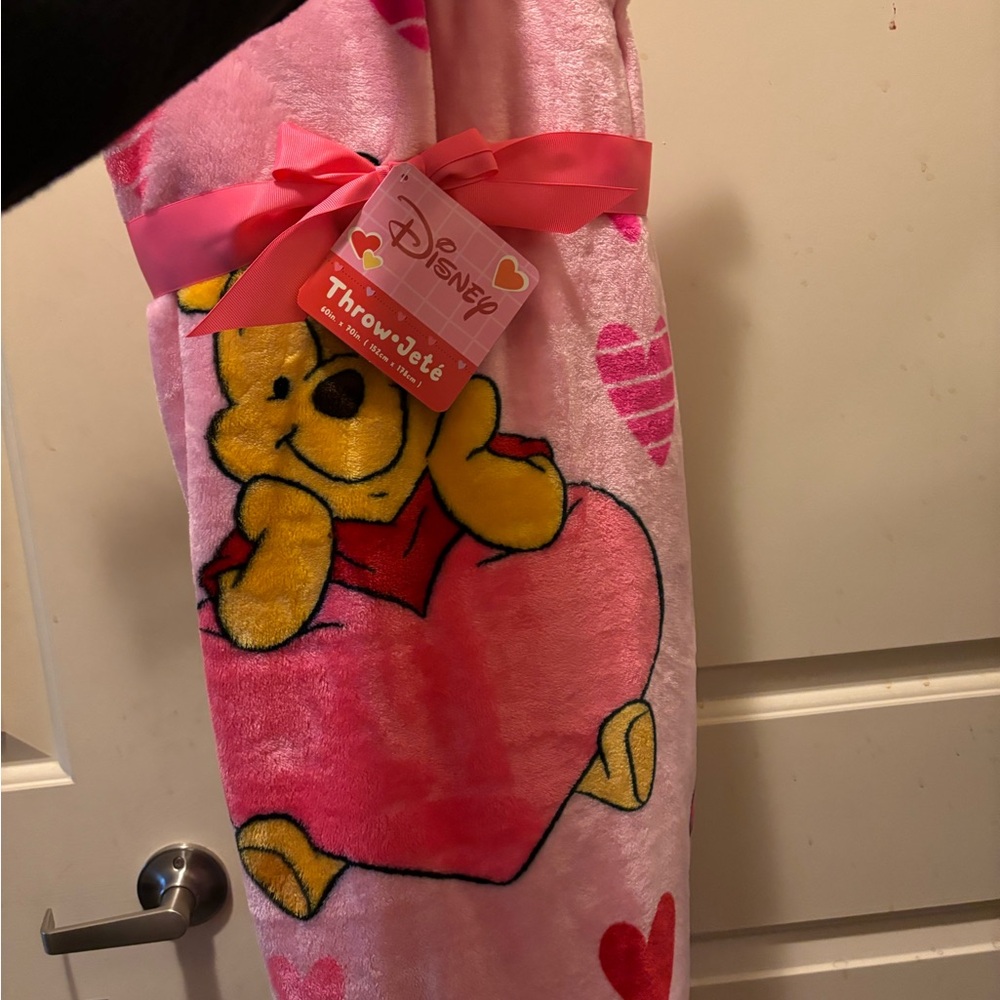 Winnie the Pooh Pink viral blanket